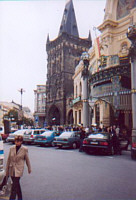 Prag Gemeindehaus und Pulverturm