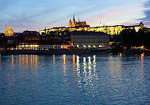 Prag - Hradschin bei Nacht